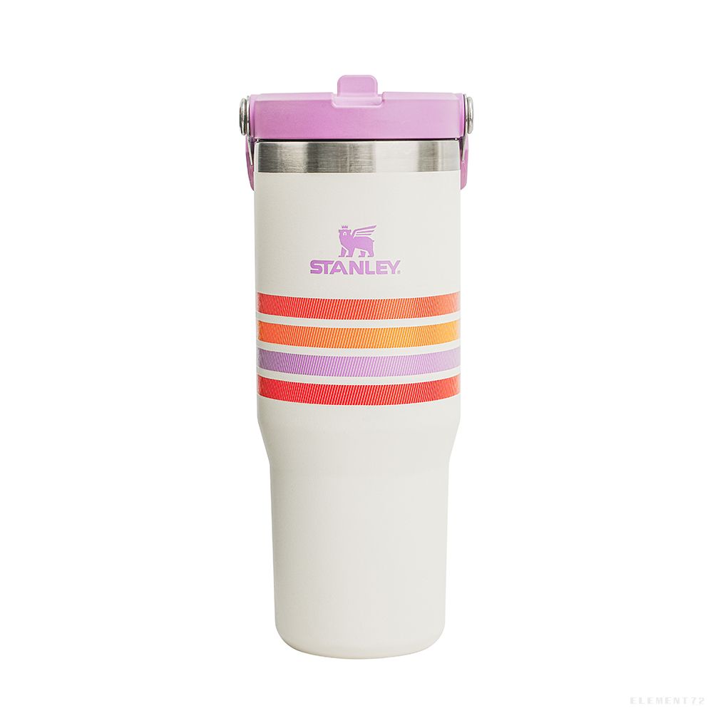 STANLEY VARSITYICEFLOW FLIP STRAW TUMBLER 30 OZ CREAM LILAC